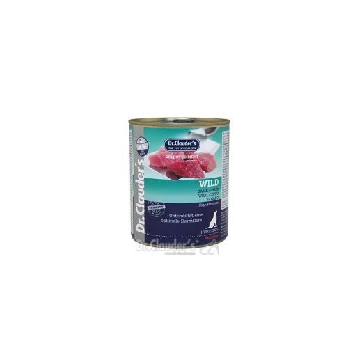 Dr. Clauders Dog Dose Selected Meat Wild 800g (Menge: 6 je Bestelleinheit)