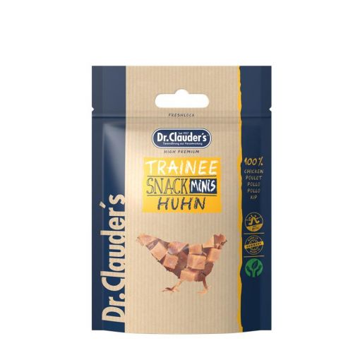 Dr. Clauders Dog Trainee Snack Minis Huhn 50g (Menge: 10 je Bestelleinheit)