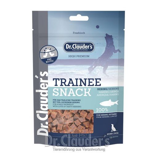 Dr. Clauders Dog Snack Trainee Hering 80g (Menge: 10 je Bestelleinheit)