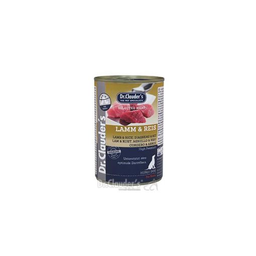 Dr. Clauders Dog Dose Selected Meat Lamm & Reis 400g (Menge: 6 je Bestelleinheit)