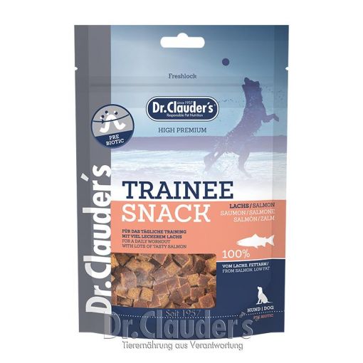 Dr. Clauders Dog Snack Trainee Lachs 80g (Menge: 10 je Bestelleinheit)