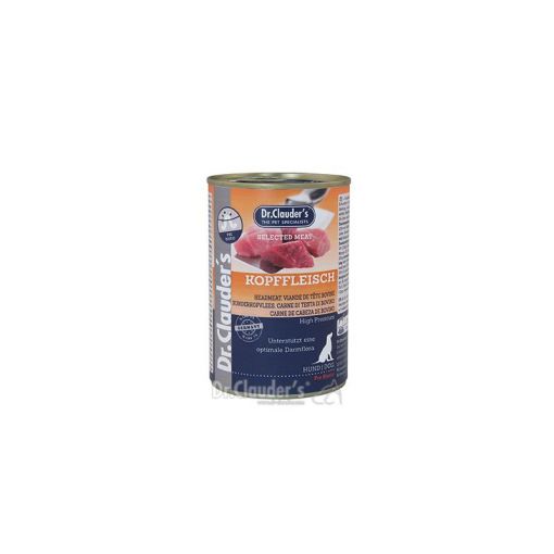 Dr. Clauders Dog Dose Selected Meat Kopffleisch 400g (Menge: 6 je Bestelleinheit)