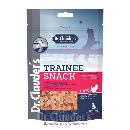 Dr. Clauders Dog Snack Trainee Truthahn 80g (Menge: 10 je Bestelleinheit)