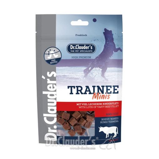 Dr. Clauders Dog Snack Trainee Mini Rind  50 g (Menge: 12 je Bestelleinheit)