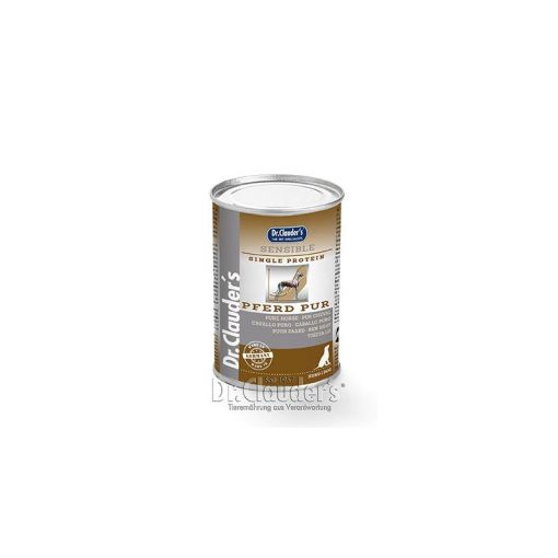 Dr. Clauders Dog Dose Selected Meat Sensible Pferd pur 400g (Menge: 6 je Bestelleinheit)