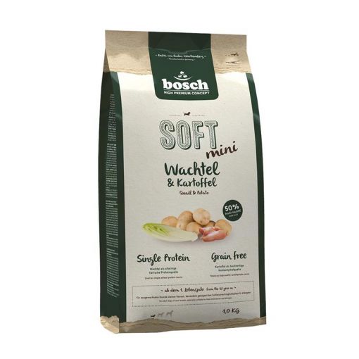 Bosch Soft Mini Wachtel & Kartoffel 1 kg