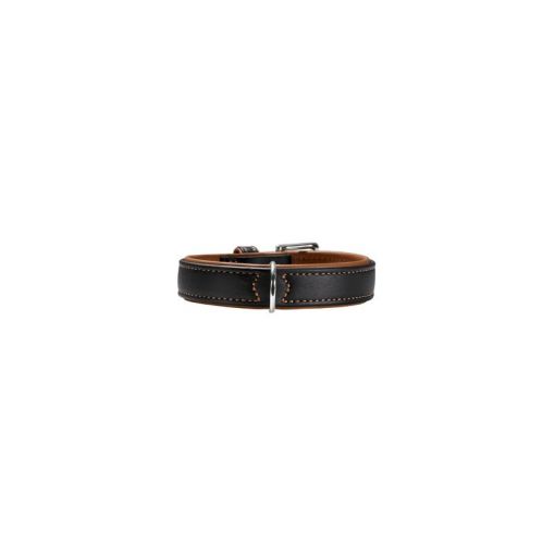 Hunter Halsband Canadian 55 schwarz/cognac 42-48  cm / 35 mm