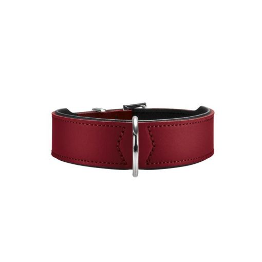 Hunter Halsband Basic 55 rot/schwarz 41 - 49 cm / 39 mm