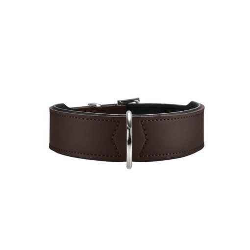 Hunter Halsband Basic 37 braun/schwarz 30  - 34,5cm/26mm