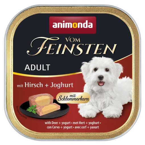 Animonda vom Feinsten Adult Schlemmerkern mit Hirsch & Joghurt 150g (Menge: 22 je Bestelleinheit)