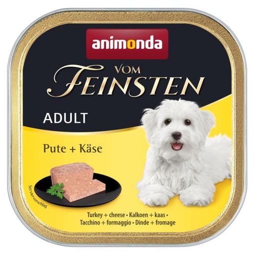 Animonda Dog vom Feinsten Adult Pute & Käse 150g (Menge: 22 je Bestelleinheit)