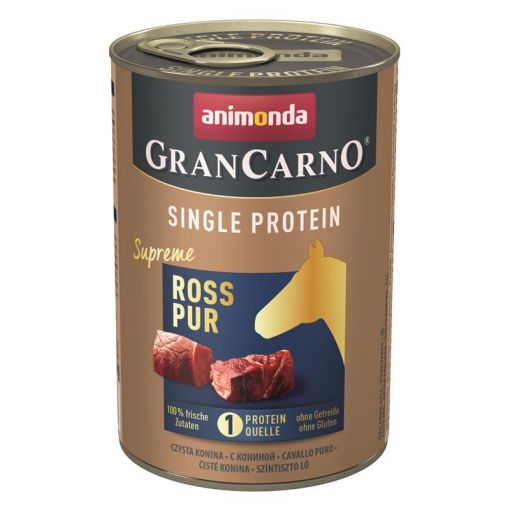 Animonda GranCarno Adult Ross pur 400g (Menge: 6 je Bestelleinheit)