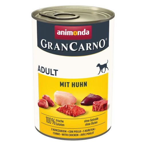 Animonda GranCarno Adult mit Huhn 400g (Menge: 12 je Bestelleinheit)