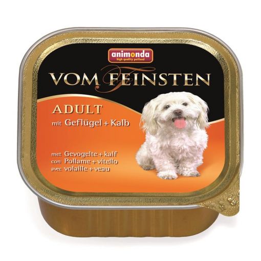 Animonda Dog vom Feinsten Adult mit Geflügel & Kalb 150g (Menge: 22 je Bestelleinheit)