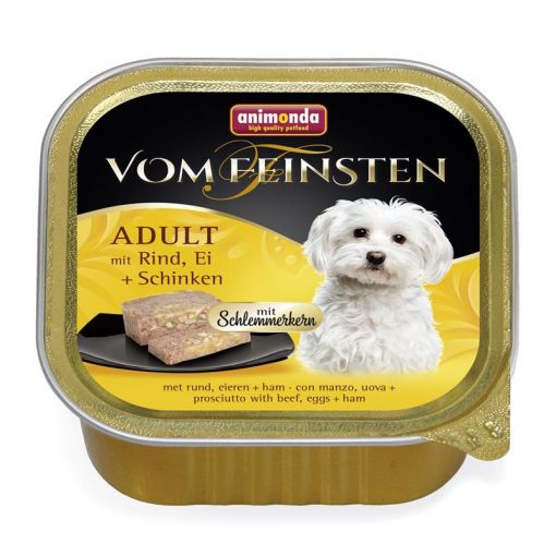 Animonda Dog vom Feinsten Schlemmerkern mit Rind, Ei & Schinken 150g (Menge: 22 je Bestelleinheit)