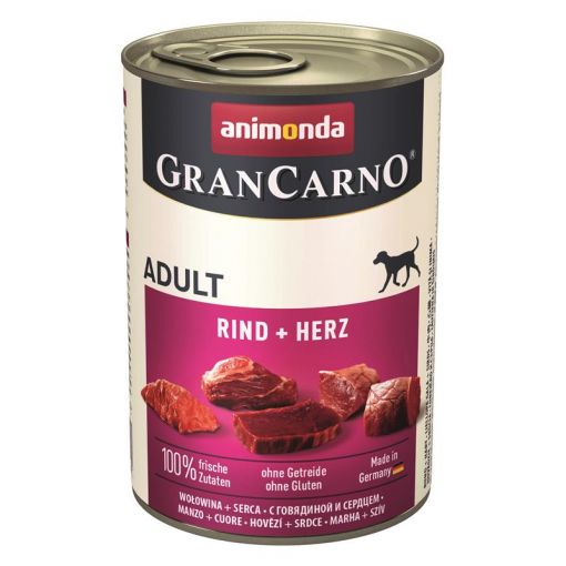 Animonda GranCarno Adult Rind & Herz 400g (Menge: 6 je Bestelleinheit)