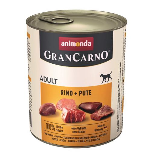 Animonda GranCarno Adult Rind & Pute 800g (Menge: 6 je Bestelleinheit)