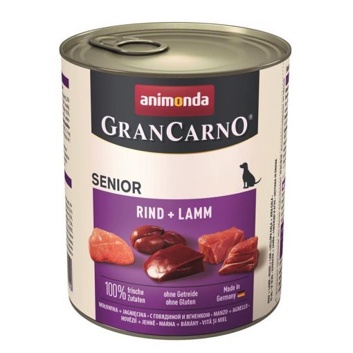 Animonda Dog GranCarno Senior Rind & Lamm 800g (Menge: 6 je Bestelleinheit)