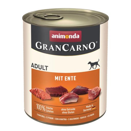 Animonda Dog GranCarno Adult mit Ente 800g (Menge: 6 je Bestelleinheit)