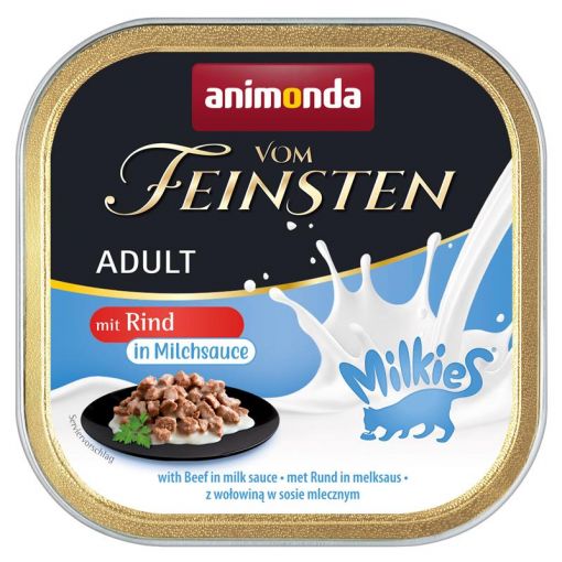 Animonda Cat vom Feinsten Adult Milkies Rind in Milchsauce 100g (Menge: 32 je Bestelleinheit)