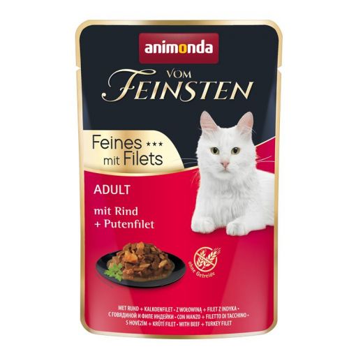 Animonda Cat vom Feinsten Adult Rind & Putenfilet 85g (Menge: 18 je Bestelleinheit)