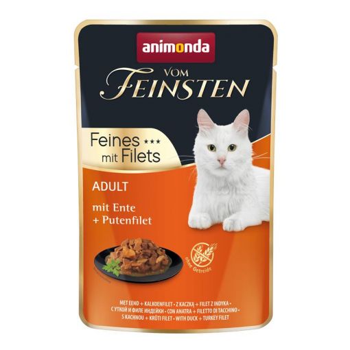 Animonda vom Feinsten Adult Ente & Putenfilet 85g (Menge: 18 je Bestelleinheit)