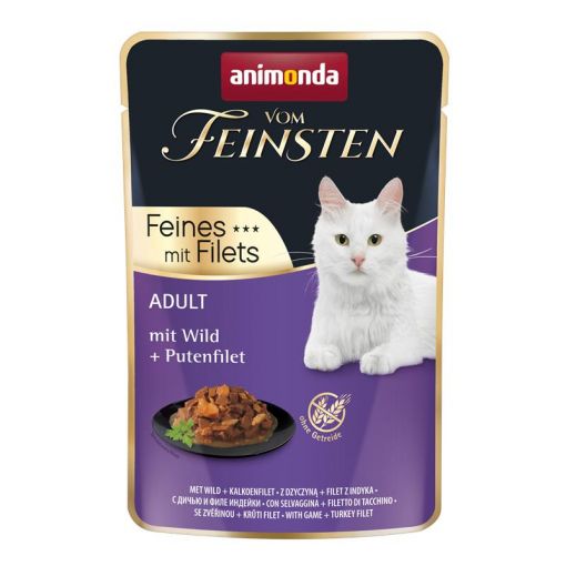 Animonda Cat vom Feinsten Adult Wild & Putenfilet 85g (Menge: 18 je Bestelleinheit)