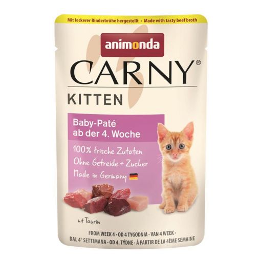 Animonda Cat Carny Kitten Baby-Paté 85g (Menge: 12 je Bestelleinheit)