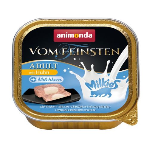 Animonda vom Feinsten Adult Milkies Huhn plus Milchkern 100g (Menge: 32 je Bestelleinheit)