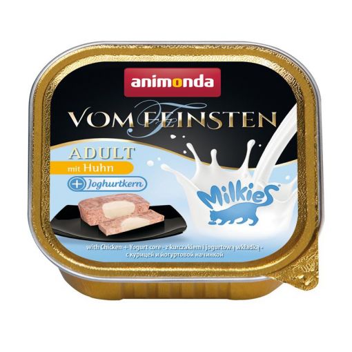 Animonda vom Feinsten Adult Milkies Huhn plus Joghurtkern 100g (Menge: 32 je Bestelleinheit)