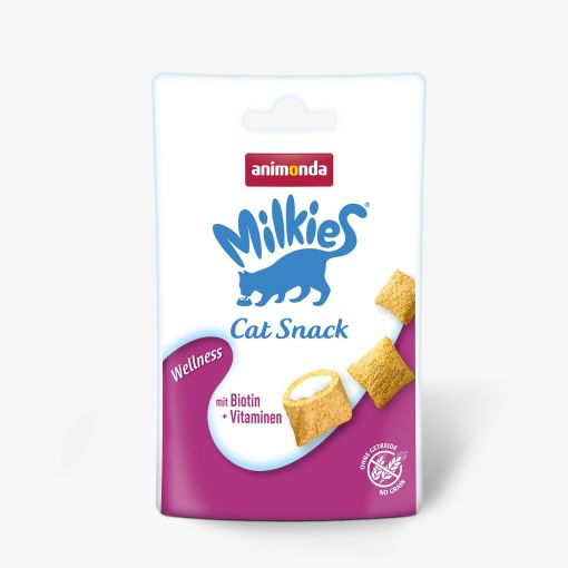 Animonda Cat Milkies Adult Milchsnack Wellness 30g (Menge: 12 je Bestelleinheit)