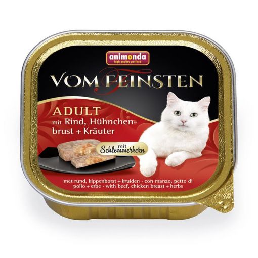 Animonda Cat vom Feinsten Schlemmerkern mit Rind, Hühnchenbrust & Kräutern 100g (Menge: 32 je Bestelleinheit)