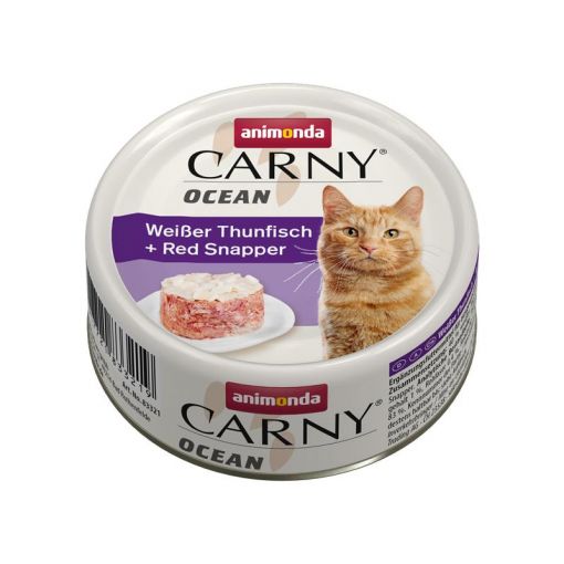 Animonda Cat Carny Adult Ocean Thunfisch & Red Snapper 80g (Menge: 12 je Bestelleinheit)