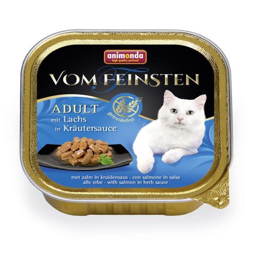 Animonda vom Feinsten mit Lachs in Kräutersauce 100g (Menge: 32 je Bestelleinheit)