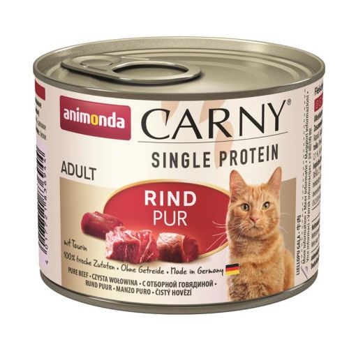 Animonda Carny Adult Single Protein Rind pur 200g (Menge: 6 je Bestelleinheit)