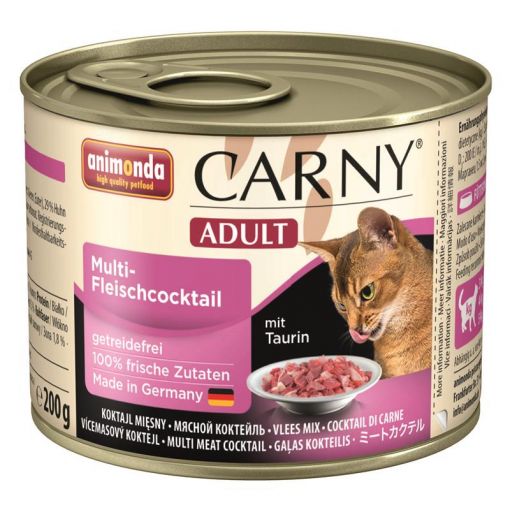 Animonda Cat Carny Adult Multi-Fleischcocktail 200g (Menge: 6 je Bestelleinheit)