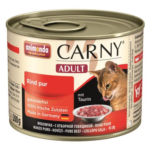 Animonda Cat Carny Adult Rind 200g (Menge: 6 je Bestelleinheit)