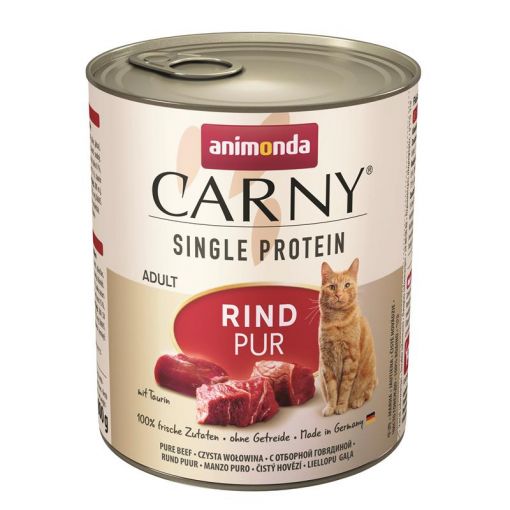 Animonda Cat Carny Adult Single Protein Rind pur 800g (Menge: 6 je Bestelleinheit)