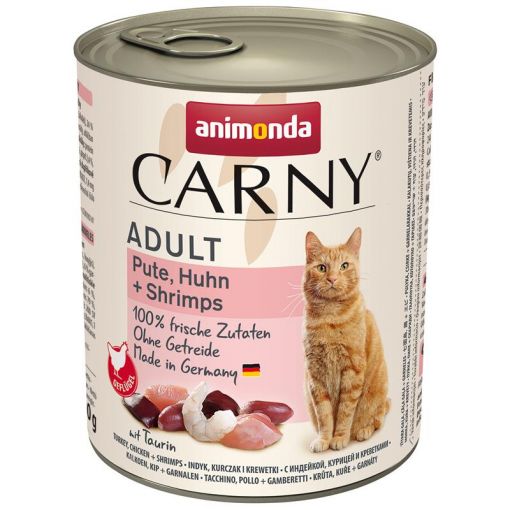 Animonda Cat Carny Adult Pute, Huhn & Shrimps 800g (Menge: 6 je Bestelleinheit)