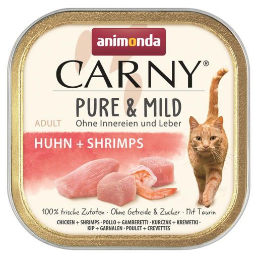 Animonda Carny Pure & Mild Adult Huhn & Shrimps 100g (Menge: 32 je Bestelleinheit)