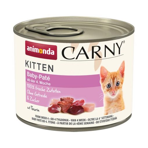 Animonda Cat Carny Kitten Baby-Paté 200g (Menge: 12 je Bestelleinheit)