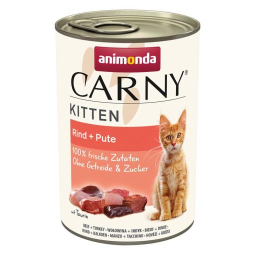 Animonda Cat Carny Kitten Rind & Pute 400g (Menge: 12 je Bestelleinheit)