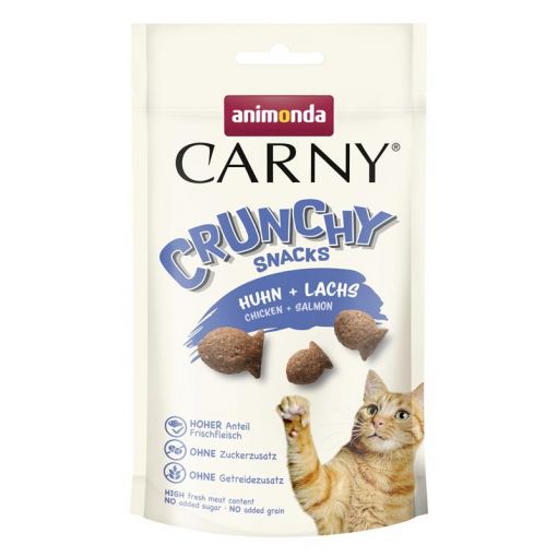 Animonda Cat Carny Adult Crunchy Snack Huhn & Lachs 50 g