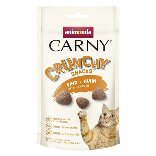 Animonda Cat Carny Adult Crunchy Snack Rind & Huhn 50 g