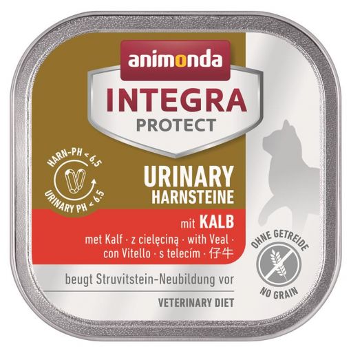 Animonda Cat Integra Protect Adult Urinary Struvit Kalb 100g (Menge: 16 je Bestelleinheit)