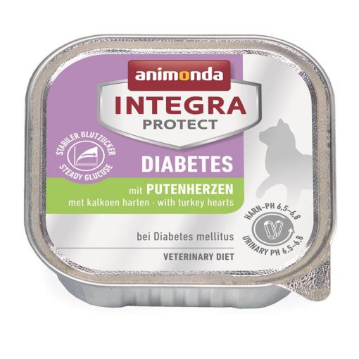 Animonda Cat Integra Protect Adult Diabetes mit Putenherzen 100g (Menge: 16 je Bestelleinheit)