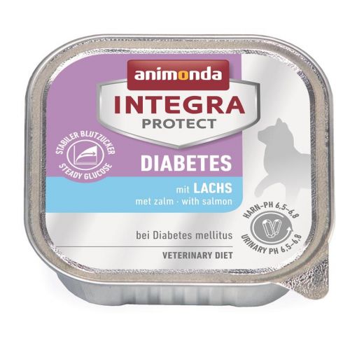 Animonda Cat Integra Protect Adult Diabetes mit Lachs 100g (Menge: 16 je Bestelleinheit)