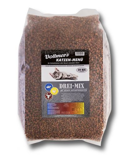 Vollmers Katzen-Menü Drei-Mix 10 kg