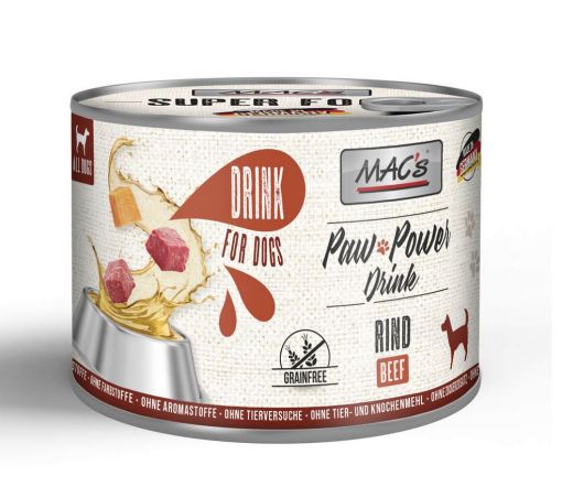 MACs Dog Paw Power Drink Rind 200g (Menge: 6 je Bestelleinheit)