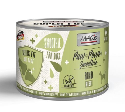 MACs Dog Paw Power Smoothie Rind - Gelenk Fit 200g (Menge: 6 je Bestelleinheit)